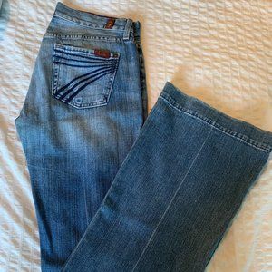 Vintage 7 For All Mankind 'Dojo' Flare Jean - Size 26